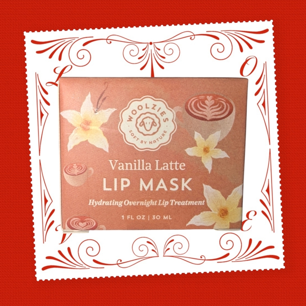 Woolzies Vanilla Latte Lip Mask, 1 Oz NIB